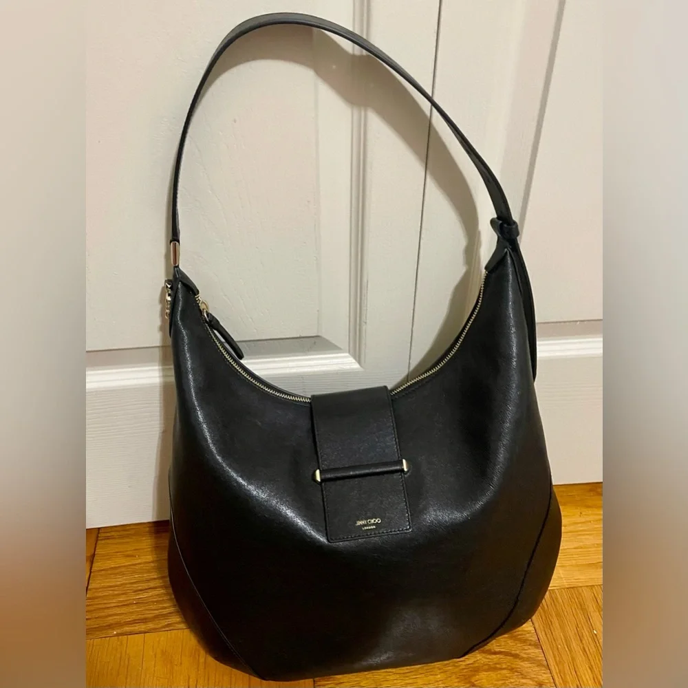 Jimmy Choo Bar Hobo Bag, Medium (NEW w. tags)